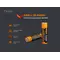 Акумулятор 18650 Fenix (3400 mAh) micro usb зарядка Акумулятор 18650 Fenix (3400 mAh) micro usb зарядка