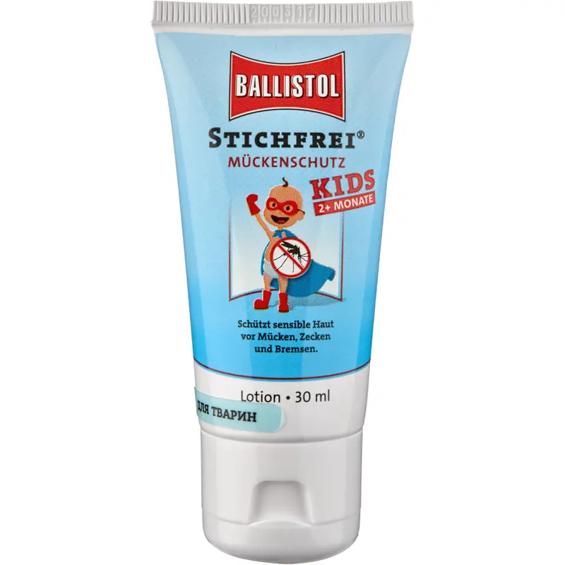 Гель Ballistol Klever Stichfrei Kids (від комарів і кліщів) 30 мл Гель Ballistol Klever Stichfrei Kids (від комарів і кліщів) 30 мл