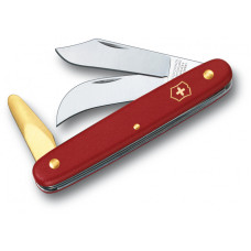 Ніж садовий Victorinox Budding-Pruning 3 100мм,3функ,крас.мат 3.9116 (блістер)