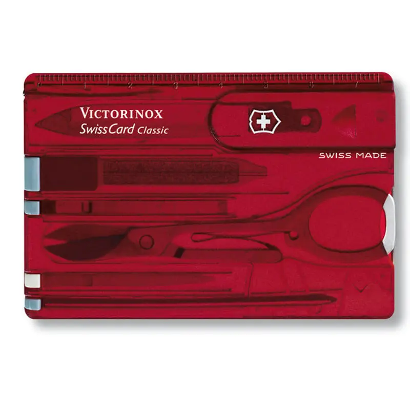 0.7100.T Набір Victorinox Swiss Card Rubi червоний 0.7100.T Набір Victorinox Swiss Card Rubi червоний