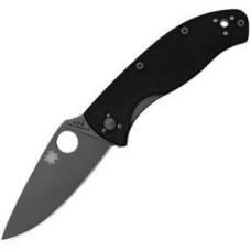 Ніж складний Spyderco Tenacious Black Blade (C122GBBKP)