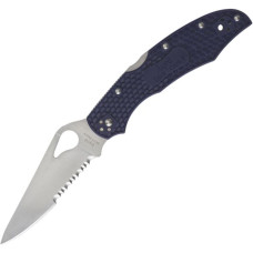 Ніж Spyderco Byrd Cara Cara 2, напівсеррейтор, blue (BY03PSBL2)