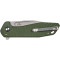 Ніж CJRB Riff SW, AR-RPM9 Steel, Micarta green