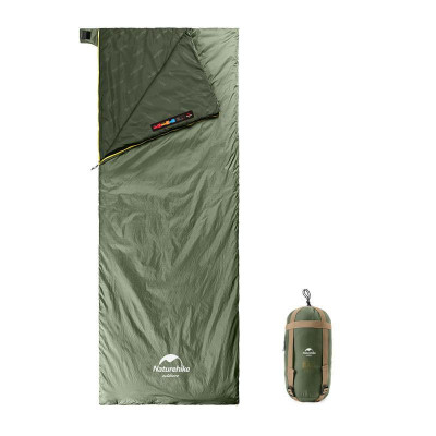 Спальник надлегкий Naturehike Summer LW180 NH21MSD09 правий, (15°C), p-p XL, зелений