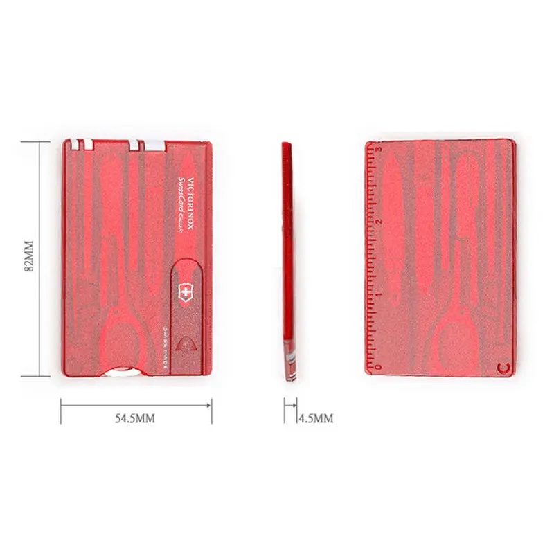 0.7100.T Набір Victorinox Swiss Card Rubi червоний 0.7100.T Набір Victorinox Swiss Card Rubi червоний