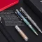 Набір ліхтар ручний Fenix F15 + Fenix T5Ti тактична ручка блакитна