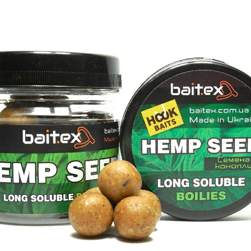 Бойли Baitex довгорозчинні Classic Hemp Seed 20 мм (20 шт)