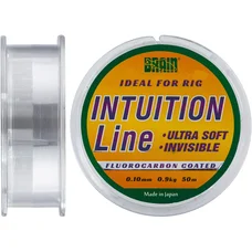 Волосінь Brain Intuition 50m 0,1mm #0,35 0,9 kg 1,9 lb ц.: clear