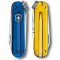 Ніж Victorinox Classic SD Ukraine 58мм/7функ/син.прозор-жовт.прозор