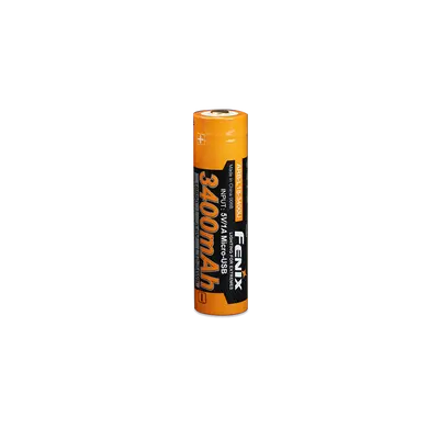 Акумулятор 18650 Fenix (3400 mAh) micro usb зарядка Акумулятор 18650 Fenix (3400 mAh) micro usb зарядка