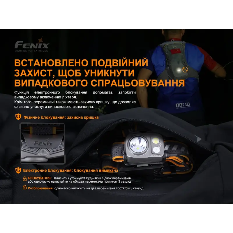 Ліхтар налобний Fenix HP16R Ліхтар налобний Fenix HP16R