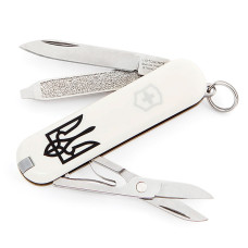 Ніж Victorinox Classic Sd Ukraine білий 0.6223.7R1