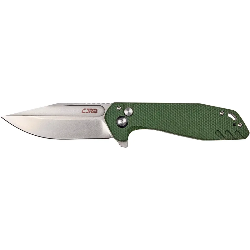 Ніж CJRB Riff SW, AR-RPM9 Steel, Micarta green