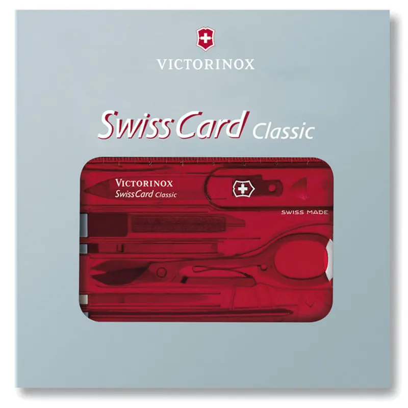 0.7100.T Набір Victorinox Swiss Card Rubi червоний 0.7100.T Набір Victorinox Swiss Card Rubi червоний