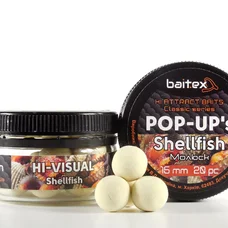 Бойли Baitex Pop-Ups Shellfish 15мм (20шт)