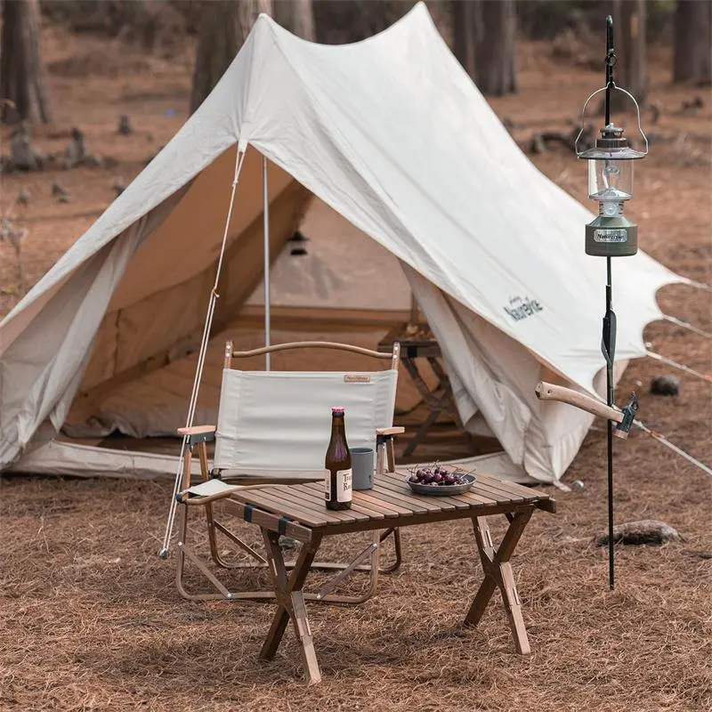Стіл розкладний Naturehike HTM Roll Table NH21JJ001, дерево, Розмір M, чорний горіх Стіл розкладний Naturehike HTM Roll Table NH21JJ001, дерево, Розмір M, чорний горіх