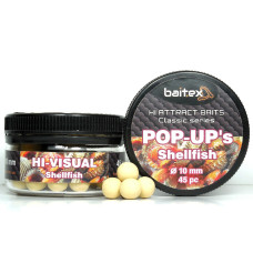 Бойли Baitex Pop-Ups Shellfish 10 мм (45 шт)