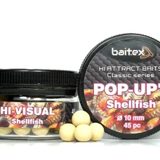 Бойли Baitex Pop-Ups Shellfish 10 мм (45 шт)