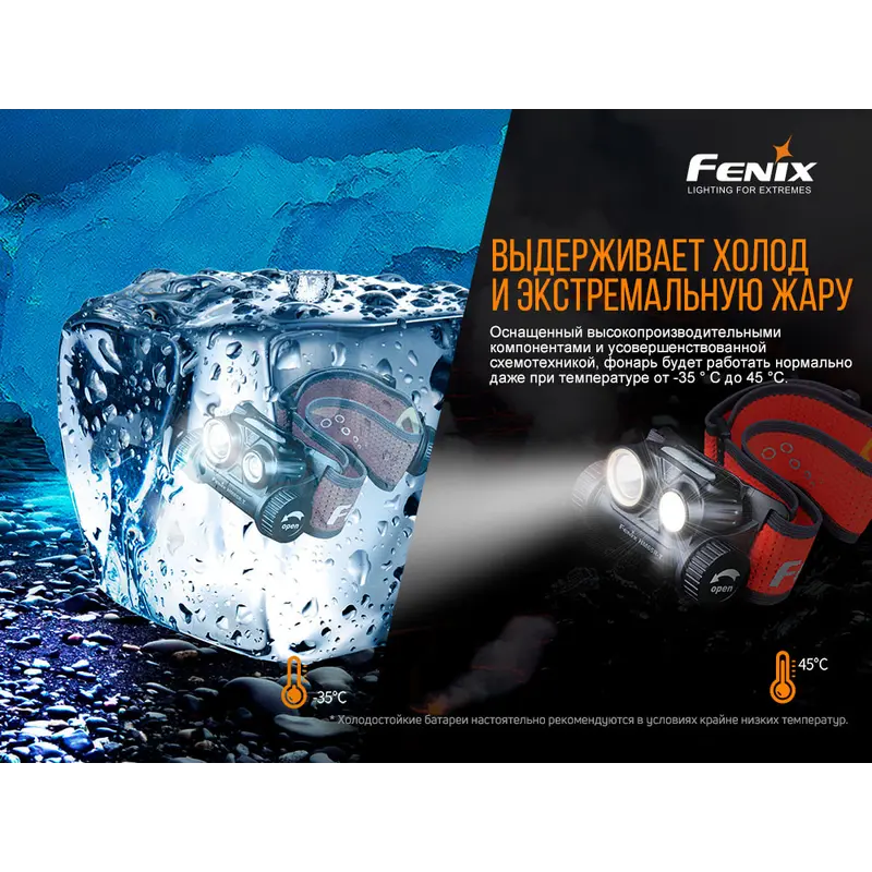 Ліхтар налобний Fenix HM65R-T Ліхтар налобний Fenix HM65R-T