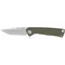 Ніж Acta Non Verba Z100 Mk.II (stonewash, liner lock, plain), оливковий