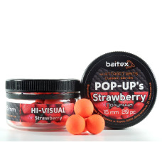 Бойли Baitex Pop-Ups Strawberry 15мм (20шт)