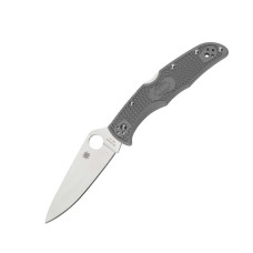 Ніж складний Spyderco Endura 4 FRN Flat Ground сірий (C10FPGY)