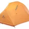 Намет надлегкий двомісний з футпринтом Naturehike Star-River 2 Updated NH17T012-T, 210T, помаранчевий