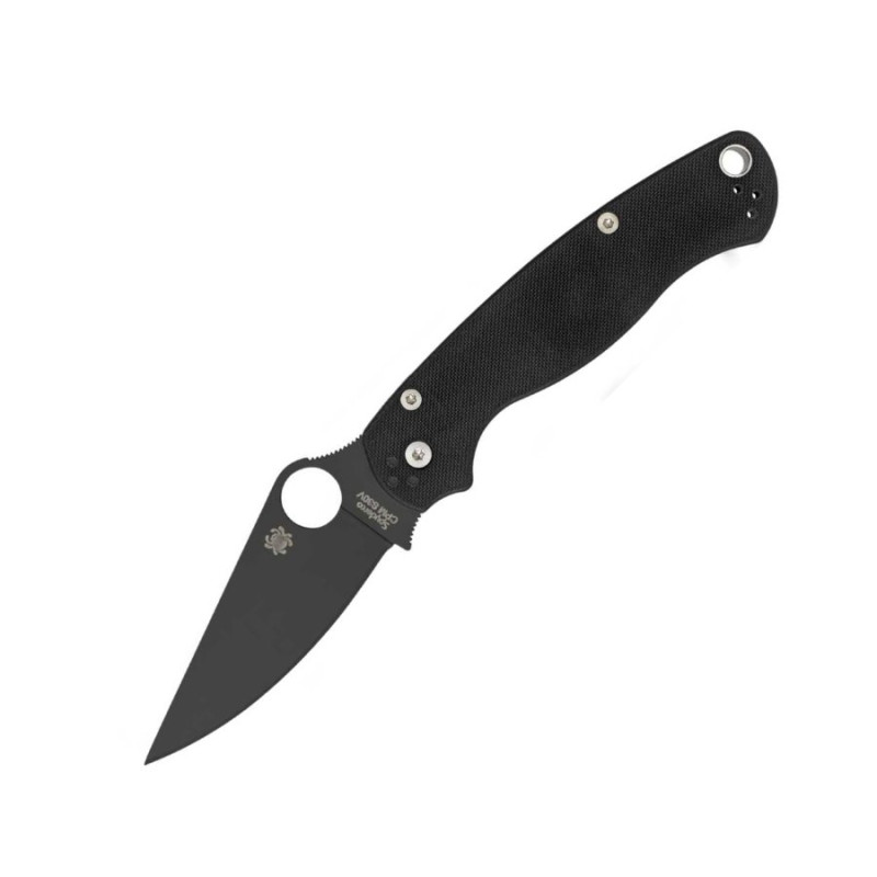 Ніж складний Spyderco Para-Military 2 Black Blade (C81GPBK2)