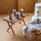 Стіл розкладний Naturehike HTM Roll Table NH21JJ001, дерево, Розмір M, чорний горіх Стіл розкладний Naturehike HTM Roll Table NH21JJ001, дерево, Розмір M, чорний горіх