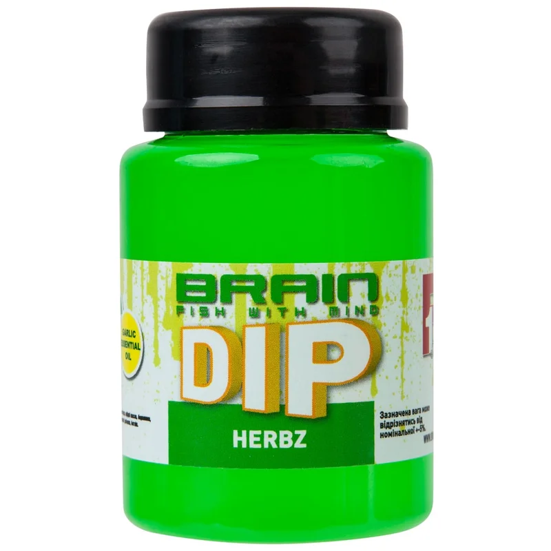 Діп для бойлів Brain F1 Herbz (мята с чесноком) 100ml