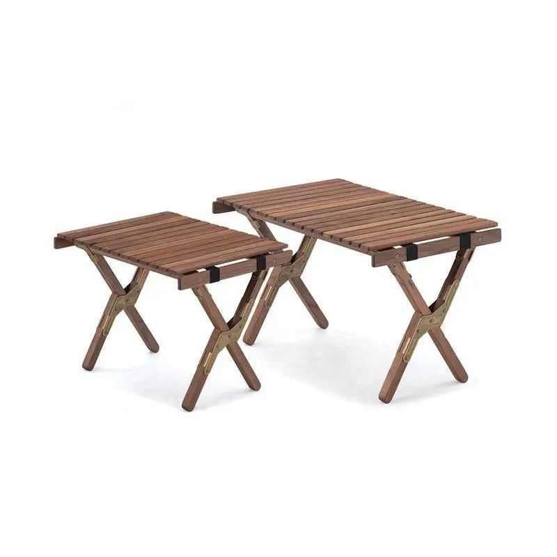 Стіл розкладний Naturehike HTM Roll Table NH21JJ001, дерево, Розмір M, чорний горіх Стіл розкладний Naturehike HTM Roll Table NH21JJ001, дерево, Розмір M, чорний горіх