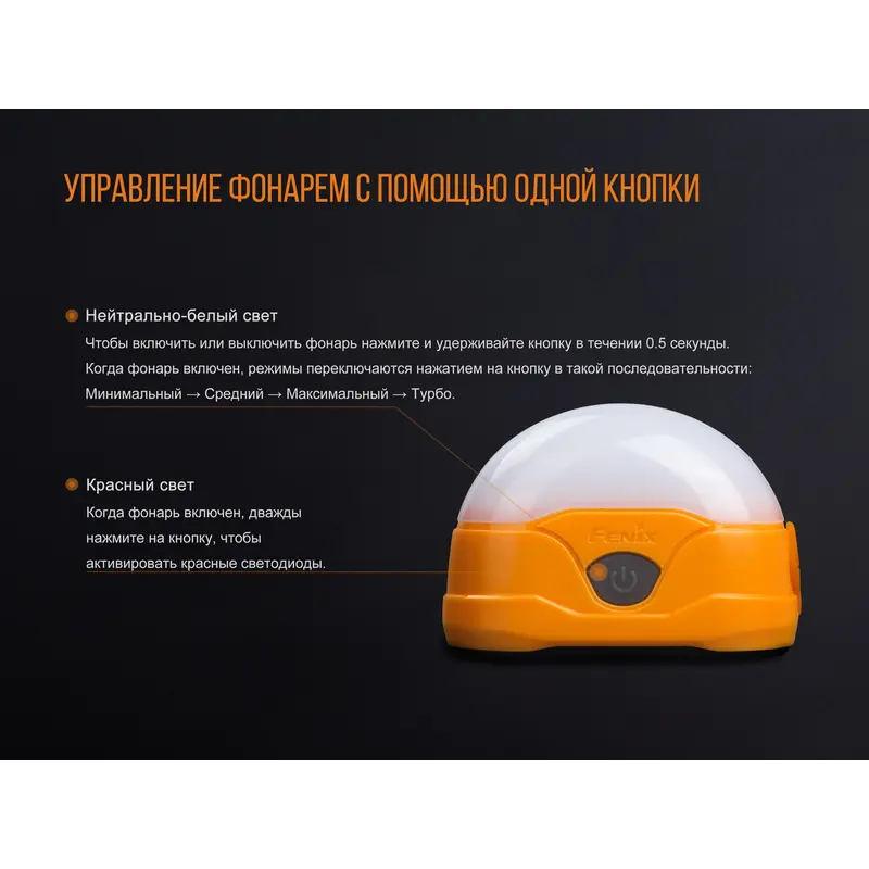Ліхтар кемпінговий Fenix CL20Rbl голубий Ліхтар кемпінговий Fenix CL20Rbl голубий