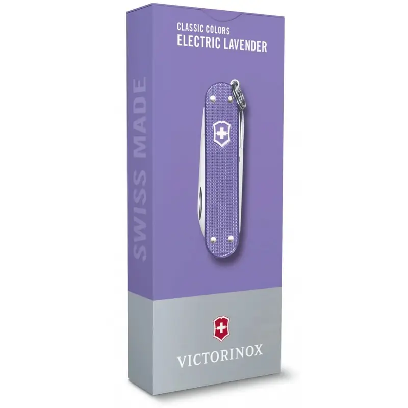 CLASSIC SD Alox Colors Electric Lavender 58мм/1сл/5функ/рифл.фиол /ножн CLASSIC SD Alox Colors Electric Lavender 58мм/1сл/5функ/рифл.фиол /ножн