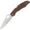 Ніж Spyderco Byrd Cara Cara 2, напівсеррейтор, brown (BY03PSBN2)