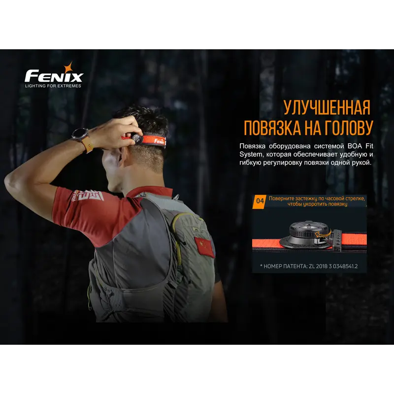 Ліхтар налобний Fenix HM65R-T Ліхтар налобний Fenix HM65R-T