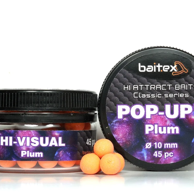 Бойли Baitex Pop-Ups Plum 10 мм (45 шт)