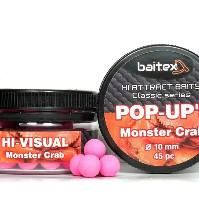 Бойли Baitex Pop-Ups Monster Crab 10 мм (45 шт)