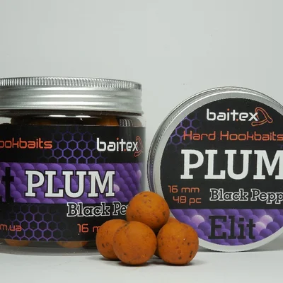Бойли Baitex варені Elit Plum & Black Pepper 20 мм (24 шт)