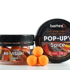 Бойли Baitex Pop-Ups Spice 15мм (20шт)