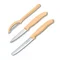 Набор кухонный Victorinox SwissClassic Paring Set 3шт с св.оранж. ручкой (2 ножа, овощечистка Universal) (GB)