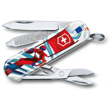 Складной нож Victorinox CLASSIC LE "Ski Race" 58мм/1сл/7функ/цветн/чехол /ножн