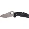 Ніж Spyderco Endela, Thin Blue Line, напівсеррейтор (C243FPSBKBL)