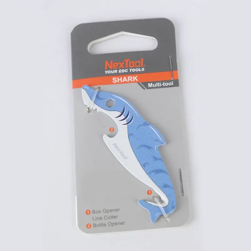 Міні-Мультитул NexTool EDC box cutter Shark KT5521Blue Міні-Мультитул NexTool EDC box cutter Shark KT5521Blue