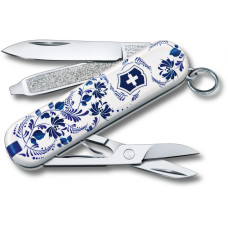 Складной нож Victorinox CLASSIC LE "Porcelain Elegance" 58мм/1сл/7функ/цветн/чехол /ножн