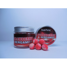 Бойли Baitex Pop-Ups Strawberry & Bergamot 12мм (30шт)