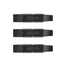 Набір Leatherman з трьох двосторонніх біт з плоскими викрутками 1,4 "& 3,16"