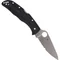 Ніж Spyderco Endela, Thin Blue Line, напівсеррейтор (C243FPSBKBL)