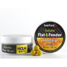 Бойли Baitex пилящі Flat & Feeder Honey 10 мм (45 шт)