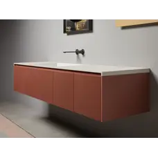 Тумба під умивальник із великою шухлядою, 37,5 × 54 × 162 см