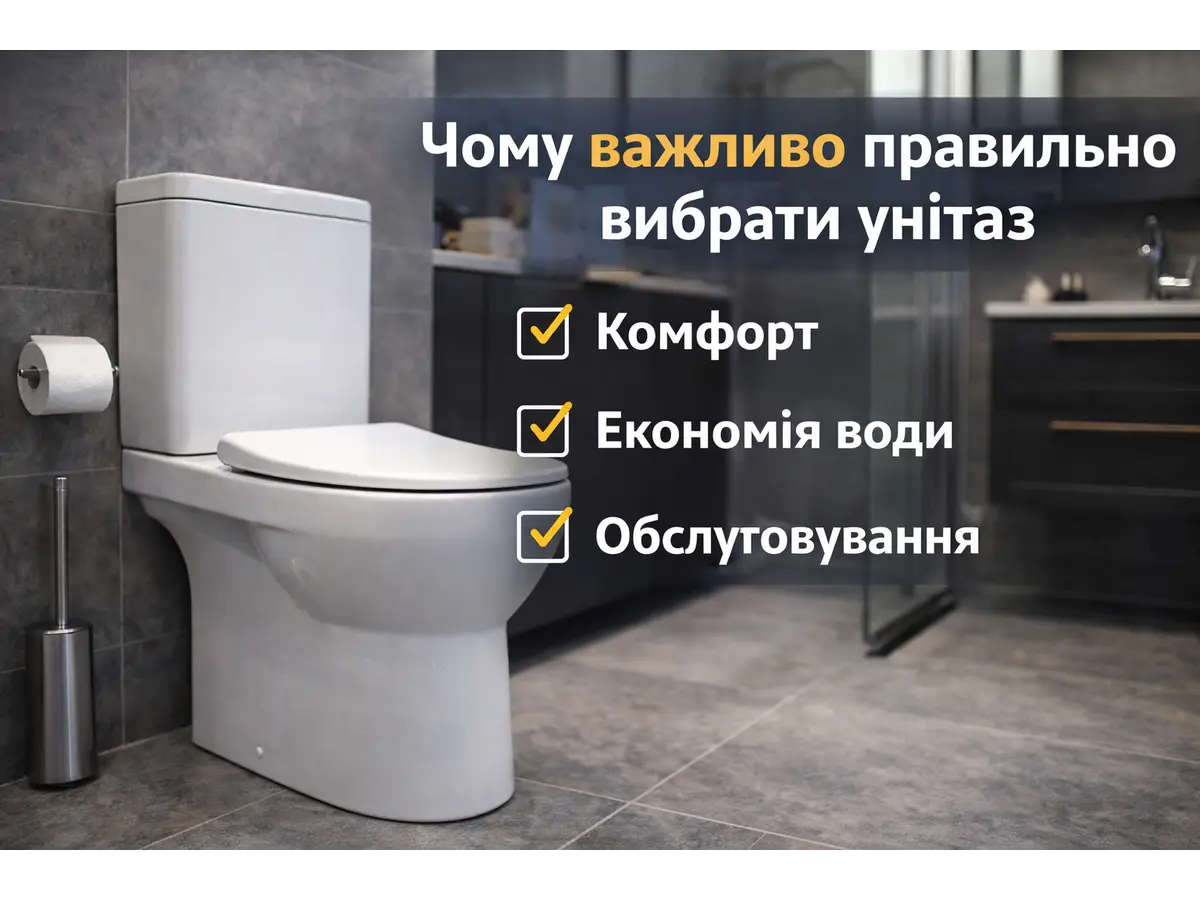 Як вибрати унітаз: що потрібно знати перед купівлею підлогового унітаза